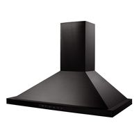 ZLINE 36 in. Wall Mount Range Hood in Black Stainless Steel (BSKBN-36)