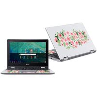 MightySkins Skin Compatible with Acer Chromebook Spin 11" CP311 - Bouquet | Protective, Durable, and Unique Vinyl Decal wrap Cover | Easy to Apply, Remove, and Change Styles | Made in The USA