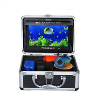 7" Color LCD 600tvl Waterproof 15m Cable 4000mah Rechargeable Battery Fish Finder Underwater Fishing Video Camera with Carry Case