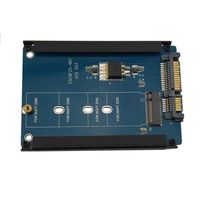 SATA III 3 2.5in to M.2 NGFF 'B+M' SATA SSD Connector Converter Adapter Card