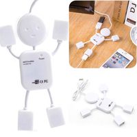 Benlet Human-Shape HUB Splitter USB 2.0 4-Ports HUB Multi-Function USB Hubs