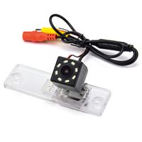 aSATAH 8 LED Adjustable Angle Car Rear View Camera for Toyota 4Runner/Hilux Surf 2002~2010/Toyota Fortuner SW4/Toyota Innova& Waterproof and Shockproof Reversing Backup Camera (8 LED Adjustable Angle)