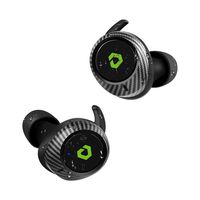DESTEK T1 Wireless Earbuds 65H Playtime Deep Bass Wireless Earbuds Bluetooth, Real IPX7 Waterproof Bluetooth 5.0 Noise Cancelling Hi-Fi Stereo Wireless Charging Case Carbon Fiber Appearance for Sport