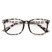 Blue Light Blocking Glasses Anti Eye Strain Minimize Headache UV Blocking Computer Reading Gaming Eyeglasses, Men/Women (Leopard)