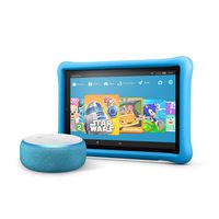 All-New Echo Dot Kids Edition, Blue with Fire HD 10 Kids Edition Tablet, Blue