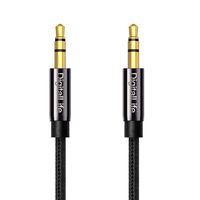 3.5mm Stereo Audio Aux Cable Cord Wire - 9.84FT/3M Slim and Soft Cable with Braided- Easy to use on Car/Home Stereos,Speaker,Smart Phone,Headphones(M/M)
