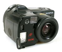 OLYMPUS INFINITY SUPER ZOOM 30035MM FILM CAMERA