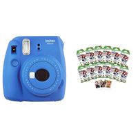 Fujifilm Instax Mini 9 Instant Camera Cobalt Blue w/ Fujifilm 120 Film Pack
