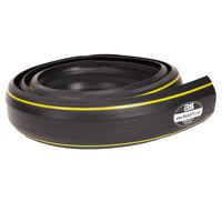 TS Safety 6.5 Feet in Length Heavy Duty PVC Floor 3 Cord Protector -Durable Black PVC Cover- Great for The Home, Office, Warehouse or Concerts - Easy to Unroll and Open (Black)