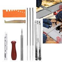  AIUSD Clearance , 1 Set Chainsaw Chain Saw Sharpening Kit Chainsaw File Tool Set Guide Bar File