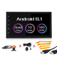 Android 8.1 Car Multimedia GPS Navigation 7 inch Touch Screen 2 Din Built in WiFi Ultra Thin Car Radio for Old car
