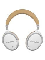Bluedio Bluetooth Headphones Over Ear, Active Noise Cancelling Over-Ear Headphones F2 Wireless Bluetooth Headsets with Mic (White)