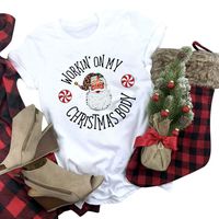 Winsummer Christmas Movie T-Shirt Women Christmas Shirt Funny Cute Graphic T-Shirt Short Sleeve Tees Tops T Shirt