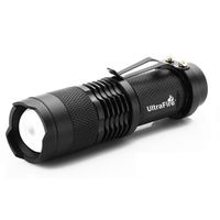 UltraFire 7w 300lm Mini Cree Led Flashlight Torch Adjustable Focus Zoom Light Lamp