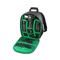 Yosoo Color Lining Camera Backpack Bag Rain Cover Waterproof DSLR Case for Canon Nikon Sony (Green)