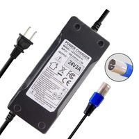 Abakoo 24V 3A Charger Mobility, Electric Power Wheelchair Battery Adapter, Mongoose, Jazzy, GT, eZip, Go-Go Elite Traveller, Shoprider Power Chair Jazzy Select 6 Ultra