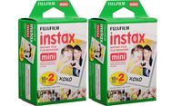 Fujifilm Instax Mini Instant Film (2 Twin Packs, 40 Total Pictures) for Instax Cameras