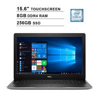 2019 Newest Dell Inspiron 15 3593 15.6 Inch Touchscreen FHD Laptop (10th Gen Inter 4-Core i5-1035G1 up to 3.6GHz, 8GB DDR4 RAM, 256GB SSD, Intel UHD Graphics 620, Windows 10, Silver)