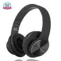 [2019 Upgrade] Bluetooth Wireless Headset, Foldable Adjustable Stereo Without wrap, 3.5MM Jack line Headset/Teen/Female/School/Kindle/Aircraft