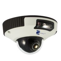 LineMak HD-MAK, IP Mini Dome Camera, 1/2.8 Sony CCD Sensor, 2.0Mp/1080p, 3.6mm Lens, 1 LED, 20ft IR Distance, IK10/IP66, PoE, for Office or Warehouse Security.