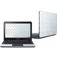 Mightyskins Skin Compatible with Samsung Chromebook 3 11.6" - Diamond Plate | Protective, Durable, and Unique Vinyl Decal Wrap Cover | Easy to Apply, Remove, and Change Styles | Made in The USA