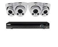 Lorex 8MP 4K Ultra HD IP NR900X Series 2 HDD Slot NVR System with 4K LNE8964AB Audio IP Dome Cameras Package, 4X Optical Zoom, 250FT Night Vision, 8 Channel 2TB NR9082NVR with 4 White Dome Cameras