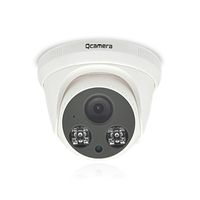 Q-camera Dome Security Camera 1080P 2MP 4 in 1 TVI/CVI/AHD/CVBS 1/2.7" Sensor 2.8mm Lens 60ft IR Night Vision Surveillance System Camera for Indoor 1080P/1080N DVR