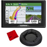 Garmin Drive 52 5" GPS Navigator (US & Canada) with Weighted GPS Dash Mount + More
