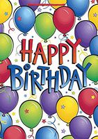 amscan Bag Giant Glossy Balloon Fun