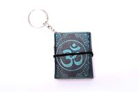 Tugend-Ära Latest Collecton Embossed Vintage Genuine Leather Colorful Diary Keychain/Keyring (AUM)