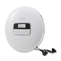 Portable CD Player, HOTT Small CD Player, Personal Compact Discman CD Player Walkman Music CD Player with Headphones, LCD Display, Electronic Skip Protection and Anti-Shock Function - Black