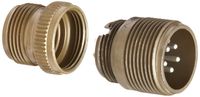Amphenol Industrial 97-3101A-14S-5P Circular Connector Pin, Threaded Coupling, Solder Termination, Cable Receptacle, Solid Backshell, 14S-5 Insert Arrangement, 14S Shell Size, 5 Contacts