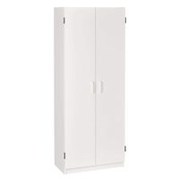 System Build Flynn Wooden Storage Cabinet, White