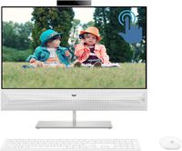 HP Pavilion 24 All in One Desktop Computer, Intel Six-Core i5-8400T 1.7GHz, 23.8" FHD IPS Touchscreen Display, 16GB DDR4 256GB PCIe SSD, USB-C WiFi BT 4.2 FHD Camera Wireless Keyboard&Mouse Win 10