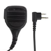 AOER 2 Pin Shoulder Remote Speaker Mic Microphone with PTT Mic for Motorola Radio CP040 CP200 XTNI DTR Vl50