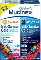 Mucinex Children's Multi-Symptom Day & Night Cold Relief Liquid,2x4oz