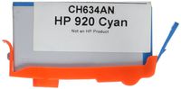 Premium Compatibles CH634AN-RPC PCI HP 920 Cyan Inkjet Cartridge 300 Average Page Yield