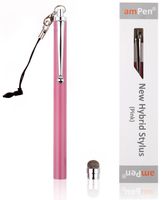 amPen Hybrid Stylus Pen - Interchangeable Hybrid Tip Touchscreen Stylus (Pink)