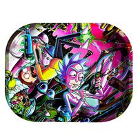 Metal Rolling Tray-Serving Tray- 7.1"x 4.7"(Space RK)