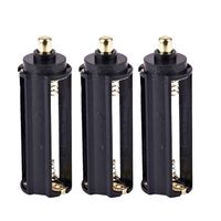 Handheld Flashlights，Lookatool 3 x 3 AAA Battery Holder Spring Box For Flashlight Torch