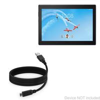 Lenovo Tab 4 Plus (10 in) Cable, BoxWave [DirectSync - USB 3.0 A to USB 3.1 Type C] USB C Charge and Sync Cable for Lenovo Tab 4 Plus (10 in) - 6ft - Black
