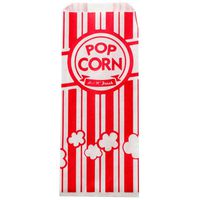 Paper Popcorn Bags 1 oz (Pack of 100) for Concession Stands, Movie Theaters, Snack Bars, Birthday Parties, and Home Movie Nights.