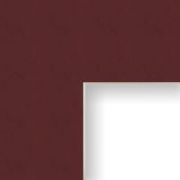 Craig Frames B038 12x12-Inch Mat, Single Opening for 10x10-Inch Image, Maroon with Cream Core