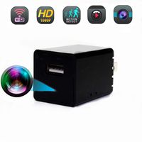 Spy Camera Charger Wireless Hidden WiFi Camera 1080P HD Nanny Cam Security Camera Indoor Video Recorder Motion Detection Support iOS/Android, No Audio(32GB Memory Card Included)