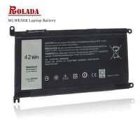 ROLADA 11.4V 42WH WDX0R Replacement for Dell Inspiron 13 5368 5378 7368 7378,15 5565 5567 5568 5578 7560 7570 7579 7569 P58F,17 5765 5767 P/N: WDX0R 3CRH3 T2JX4 FC92N CYMGM