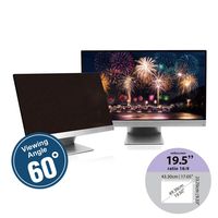 KAEMPFER 19.5 inch(Diagonally Measured) 16:9 Aspect Ratio Privacy Screen Protector Filter Widescreen Computer Monitor (17.1" x 9.3" / 433 x 237mm) Please Measure Carefully