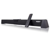 XGODY TV Sound Bar Built-in Subwoofer, 31 Inch S-XS02 Bluetooth Soundbar Wireless Wired Audio Surround Sound System with Remote Control 4.0 Channel