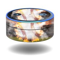 MightySkins Skin Compatible with Amazon Echo Dot (1st Generation) wrap Cover Sticker Skins Fastball