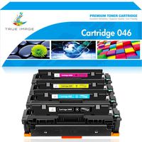 True Image Compatible Toner Cartridge Replacement for Canon 046 MF733 CRG-046 Color ImageCLASS MF733Cdw MF731Cdw MF735Cdw LBP654Cdw 046K 046C 046Y 046M Printer Ink (Black Cyan Yellow Magenta, 4-Pack)