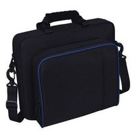 Travel Carrying Case Compatible with PS4, Popmall Multifunctional Travel Storage Carry Case Protective Shoulder Bag Compatible with PS4 PlayStation4 PS4 Slim System Console Accessories